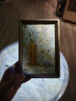 Ksitigarbha with Diting Marble & Lacquer Painting - Image 6
