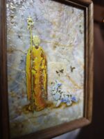 Ksitigarbha with Diting Marble & Lacquer Painting - Image 5
