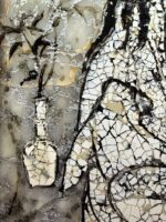 White Robe Guanyin Marble & Lacquer - Image 4