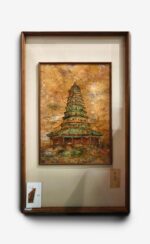 MANOMADE Feihong Pagoda Marble & Lacquer Painting