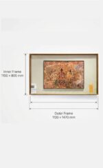 MANOMADE Guanyan — Medicine Buddha Pure Land | Marble & Lacquer Mural - Image 2