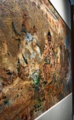 MANOMADE Guanyan — Medicine Buddha Pure Land | Marble & Lacquer Mural - Image 5