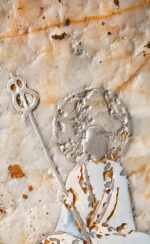 Ksitigarbha Bodhisattva Marble & Lacquer - Image 3