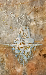 Ksitigarbha Bodhisattva Marble & Lacquer - Image 2