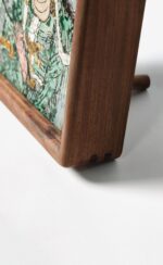 MANOMADE Manjushri Bodhisattva Marble & Lacquer Painting - Image 6