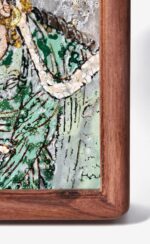 MANOMADE Manjushri Bodhisattva Marble & Lacquer Painting - Image 5