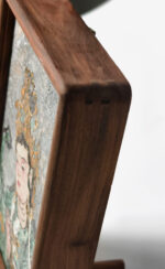 MANOMADE Manjushri Bodhisattva Marble & Lacquer Painting - Image 4