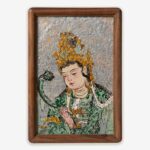 MANOMADE Manjushri Bodhisattva Marble & Lacquer Painting