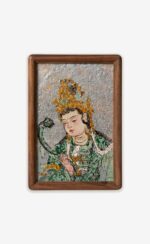 MANOMADE Manjushri Bodhisattva Marble & Lacquer Painting