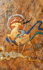 Nine-Colored Deer Gold Marble & Lacquer - Image 2