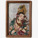 MANOMADE Samantabhadra Bodhisattva Marble & Lacquer Painting