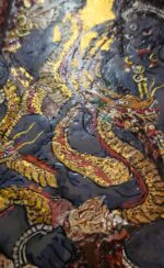 MANOMADE Vajrakila (Huiji Jin'gang) Marble & Lacquer Painting - Image 2