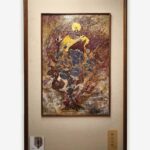 MANOMADE Vajrakila (Huiji Jin'gang) Marble & Lacquer Painting