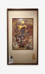 MANOMADE Vajrakila (Huiji Jin'gang) Marble & Lacquer Painting