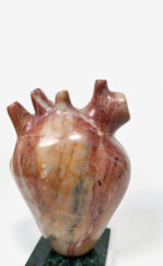 MANOMADE-Marble Heart Sculpture - Back View - Image 2