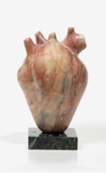 MANOMADE-Marble Heart Sculpture - Back View - Image 4