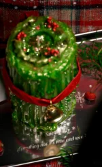 ManoMade enchanted emerald fluid wax candle gift box display artisan candle