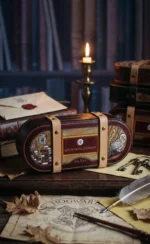 The Scholar’s Library — Bespoke Bas-Relief Leather Writer’s Case - Image 2