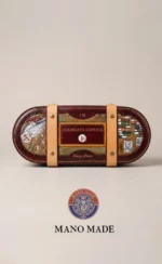 The Scholar’s Library — Bespoke Bas-Relief Leather Writer’s Case - Image 7