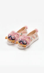 Mythic Beast — Hand-Embroidered Silk Slippers - Image 2