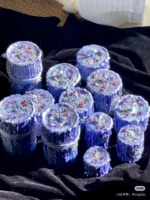 “Celestial Wisteria” — Artisanal Fluid Wax & Crystal Candle - Image 8