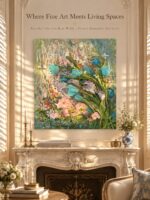 "Monet’s Garden in Bloom" Hand-Sculpted 3D Clay Relief & Impasto Oil Painting by Master Zong - Image 3